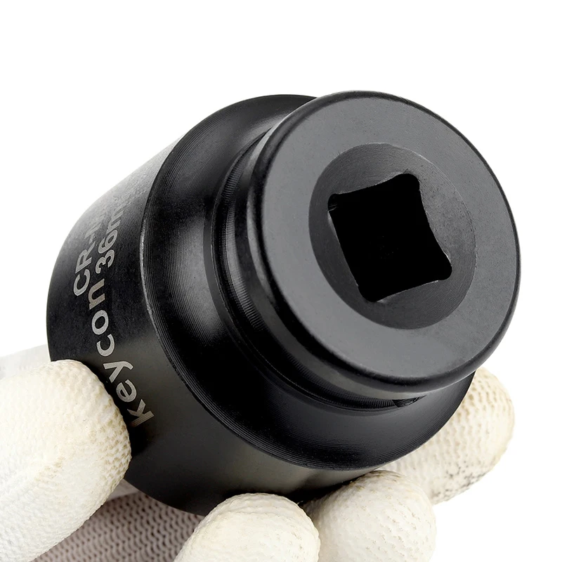 Chave de catraca de impacto para o ar, conjunto métrico de parede profunda de 1/2 "com cabeça de soquete pneumática universal para reparo de automóveis, ferramentas manuais, uma peça