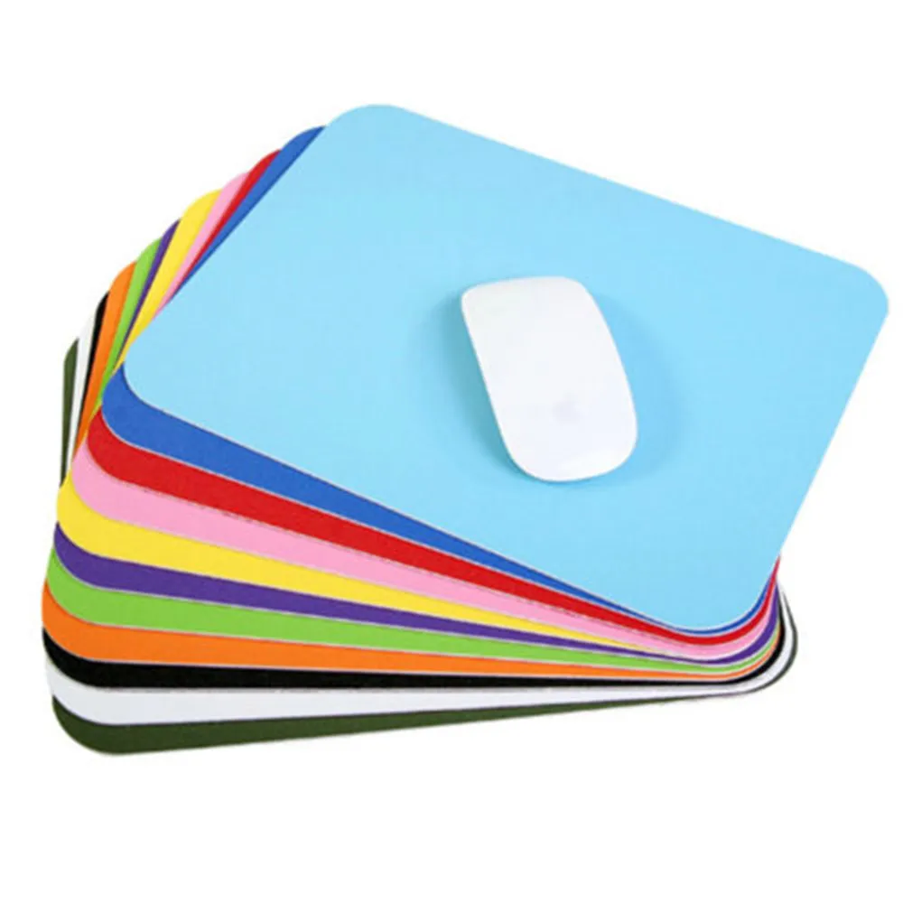 Color mouse pad ultra-thin computer pad student game non-slipsolid color tasteless mouse pad wrist pad silent mouse pad computer