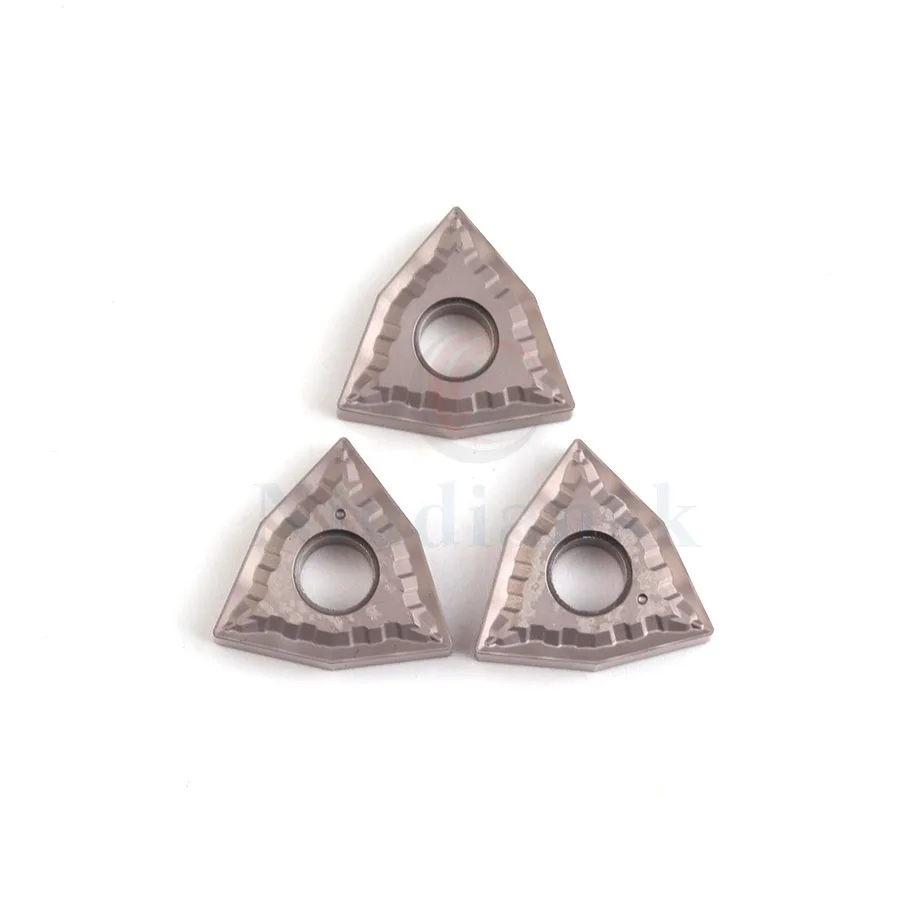 Di alta qualità WNMG080404-MT LF90 WNMG080408- MT LF90 Cermet inserti in Metallo Duro inserti tornio CNC utensili di tornitura, Per La Finitura di Lavorazione