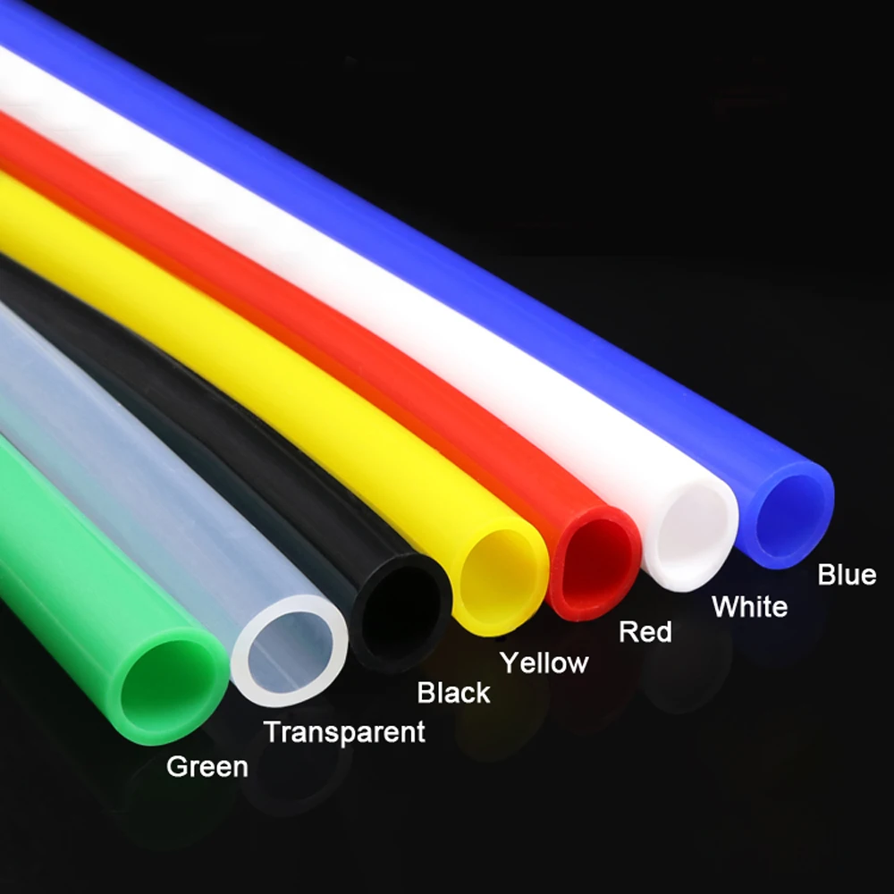 1 Meter Food Grade Silicone Hose 1/2/3/4/5/6/7/8/10/12/14/16/20/25mm Inner Diameter Colorful Flexible High Temp Tube Pipe