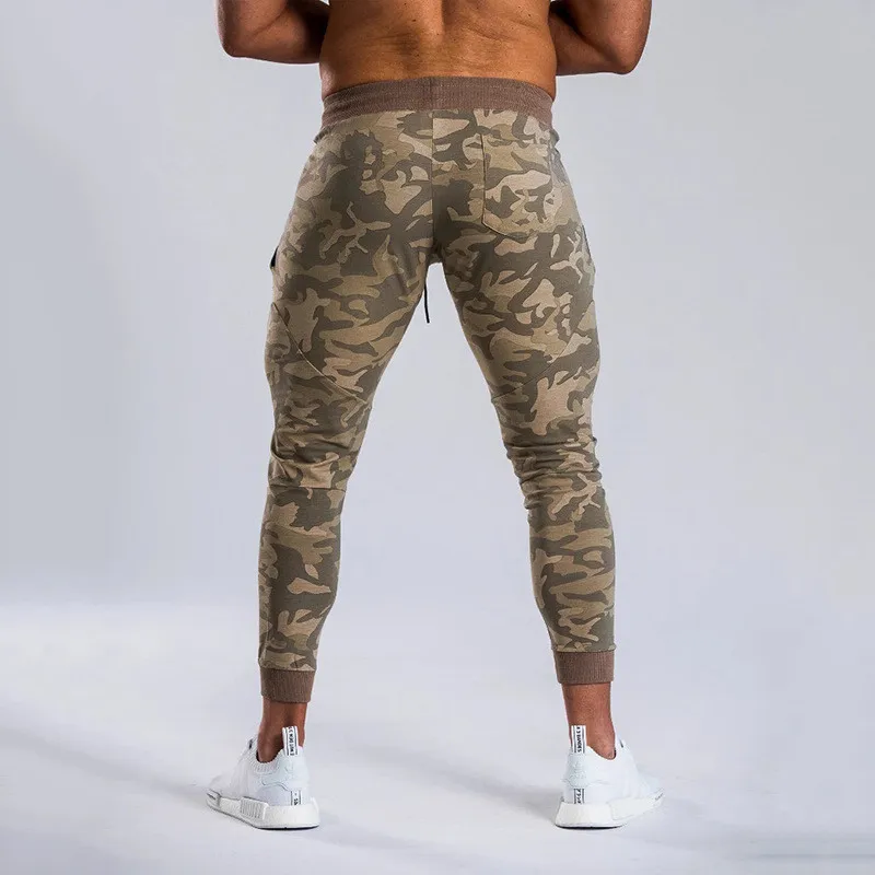 GITF New Camouflage pantaloni da jogging ad asciugatura rapida uomo Sport pantaloni a matita uomo Bodybuilding pantaloni da palestra pantaloni da