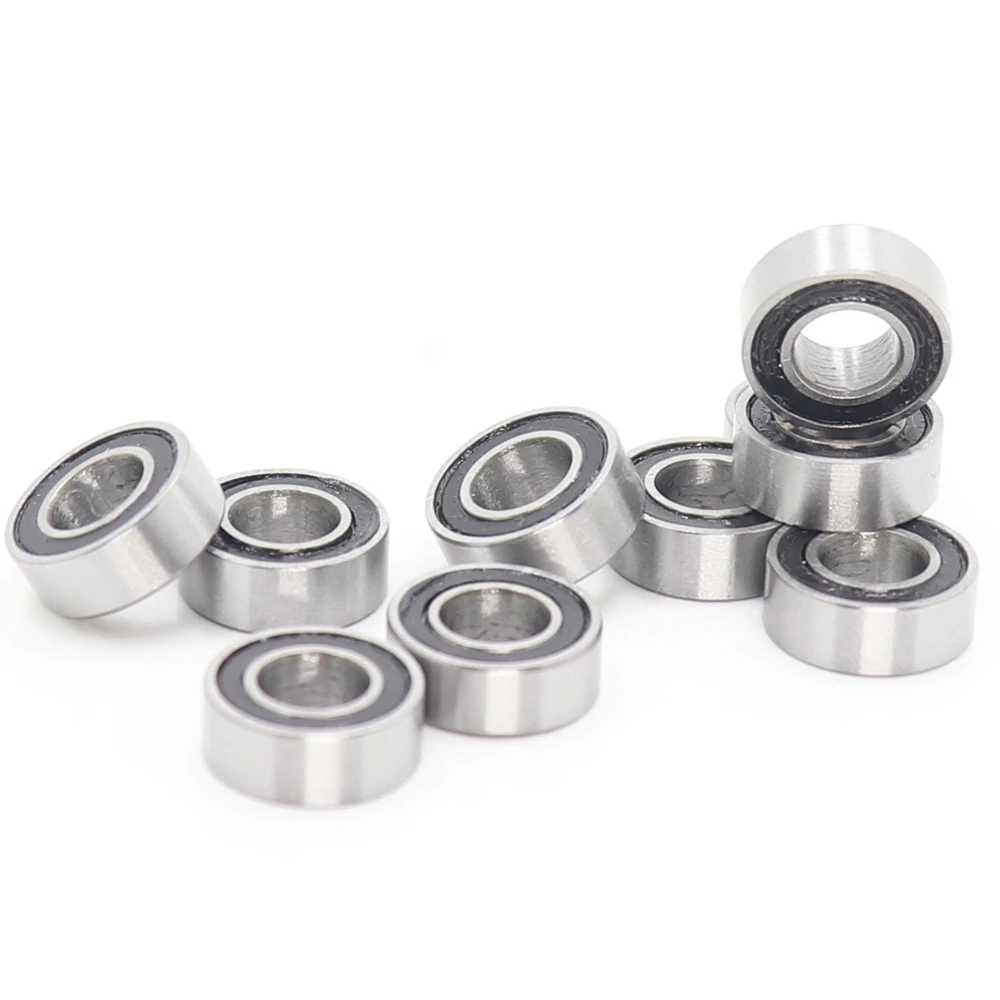 MR137RS Bearing ( 10 PCS ) 7*13*4 mm ABEC-7 Hobby Electric RC Car Truck MR137 RS 2RS Ball Bearings MR137-2RS Black Sealed