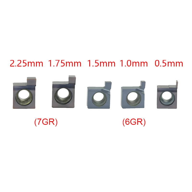 Imagem -03 - Dentro do Sulco Carboneto de Pastilhas de Torneamento 050 075 100 150 200 250 300 Terno para Ferramentas de Torneamento Grooving Sngr 10 Pcs 6gr 7gr 8gr 9gr