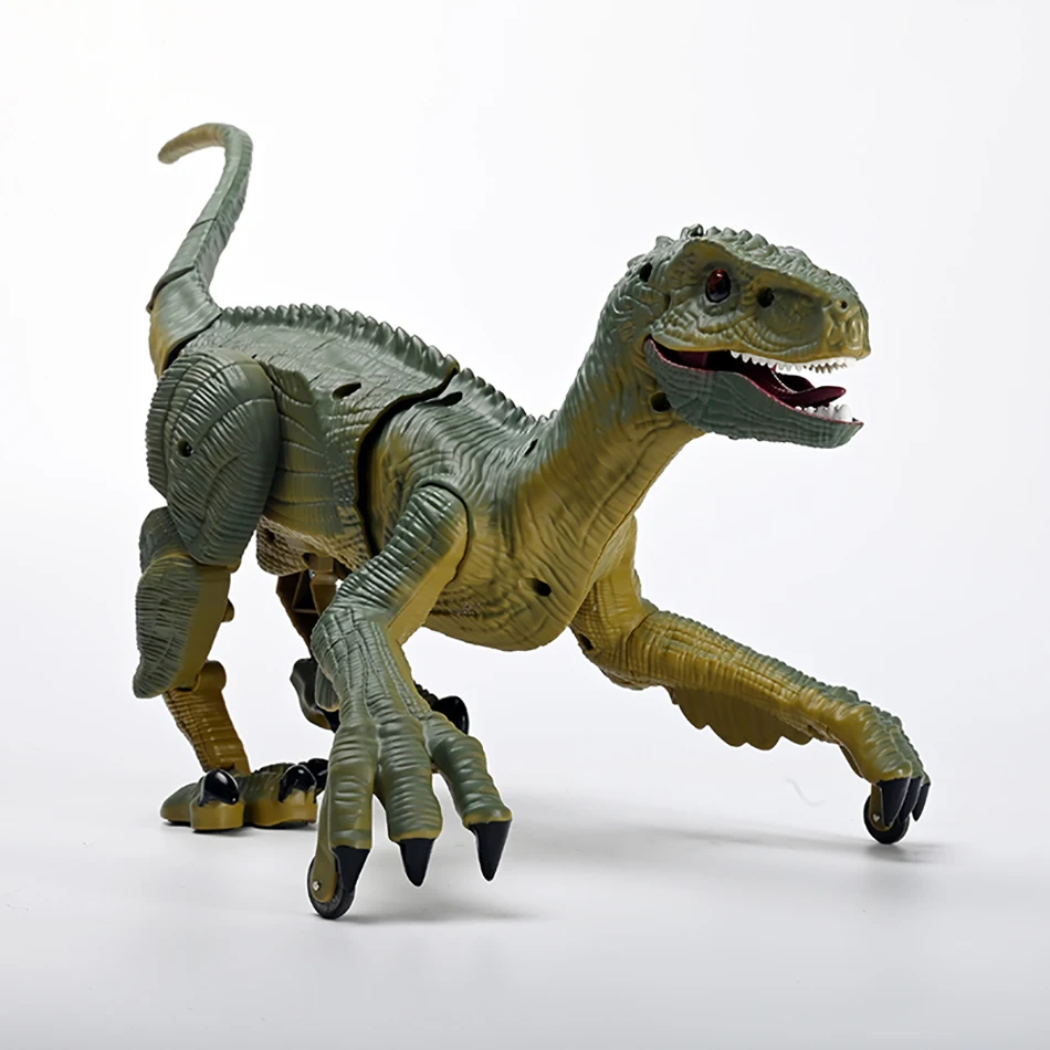 Elektryczny RC imitacja dinozaura zabawki świat jurajski pilot Robot dinozaury Velociraptor Walking Dragon zabawki dla dzieci