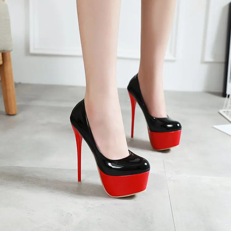 Size 35-42 Sexy Pumps Wedding Women Fetish Shoes High Heel Stripper Pumps 16 Cm Zapatos Mujer Heels for Women Platform Heels