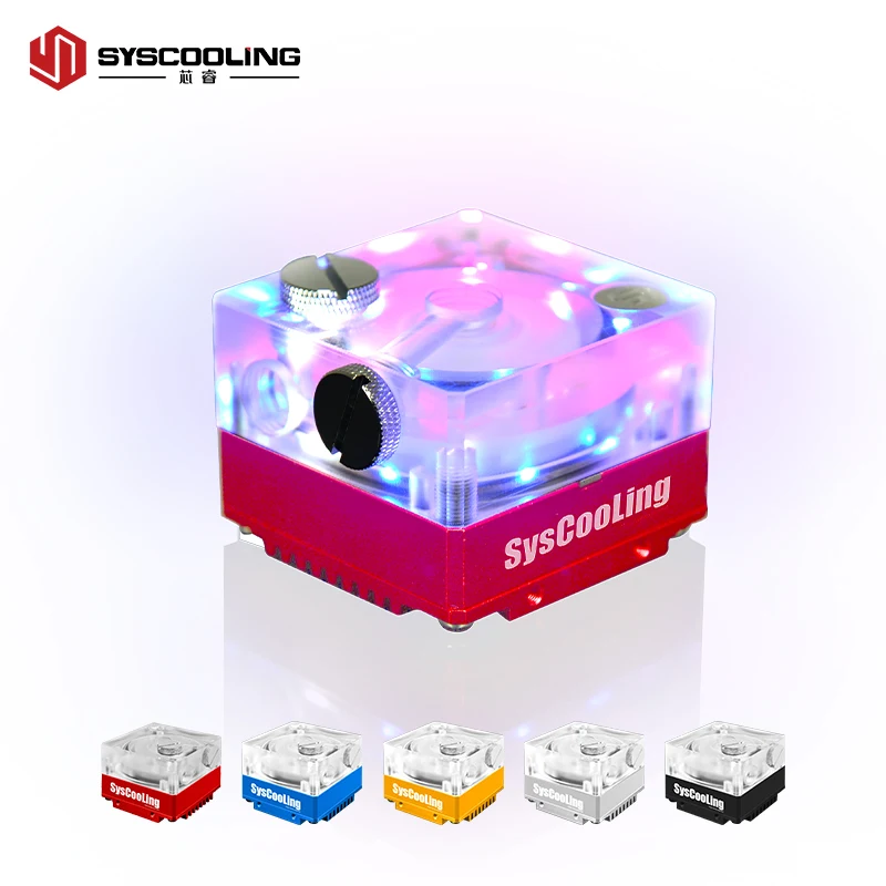 Syscooling PC water cooling kit for Intel CPU socket PETG tube liquid cooling system RGB support