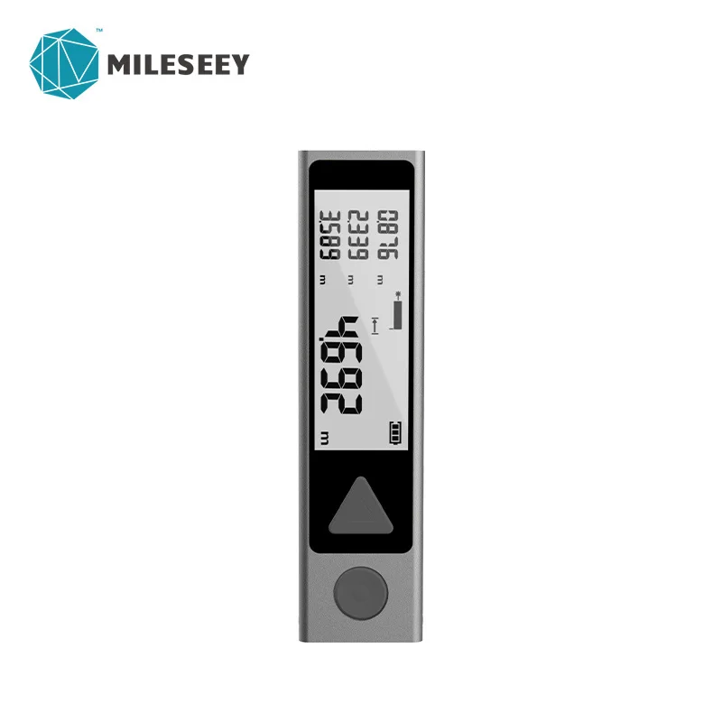 Mileseey M120 Mini Handheld Rangefinder Trena a Laser Tape  Portable Rechargeable Bluetooth Distance Measurement Meter For Home