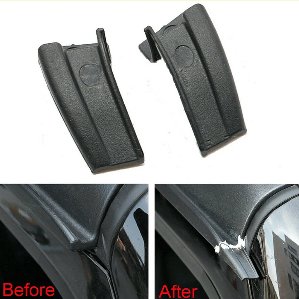 2Pcs Top Roof Rain Gutter Extensions Rainwater Diversion Channel For Jeep Wrangler JL JLU Gladiator JT 2018-2020 Car Accessories