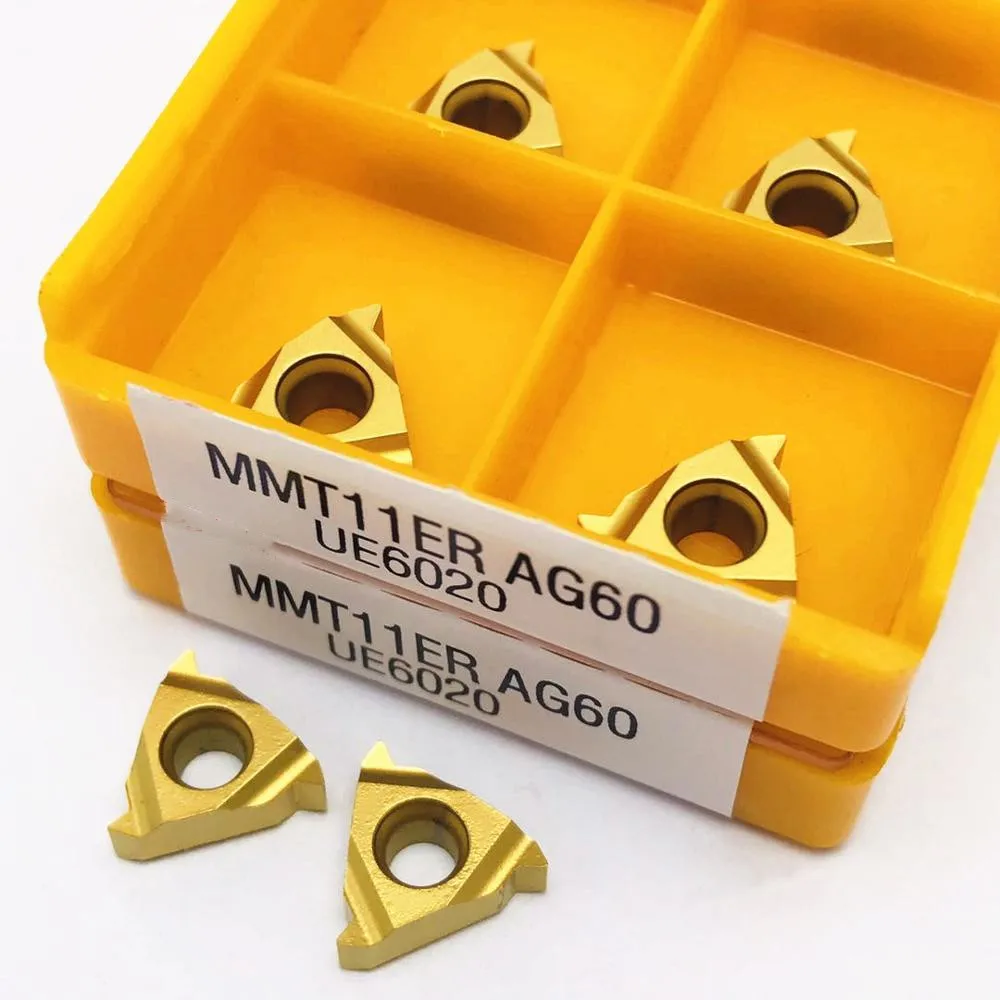 MMT 11IR 11ER AG60 VP15TF UE6020 US735 резьба фрикционная вставка токарный инструмент с ЧПУ MMT11 ER токарный инструмент