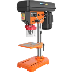 AC220V 500W 8-inch multi-function small desktop drilling machine, 5-speed speed regulation, laser positioning, free drill bit