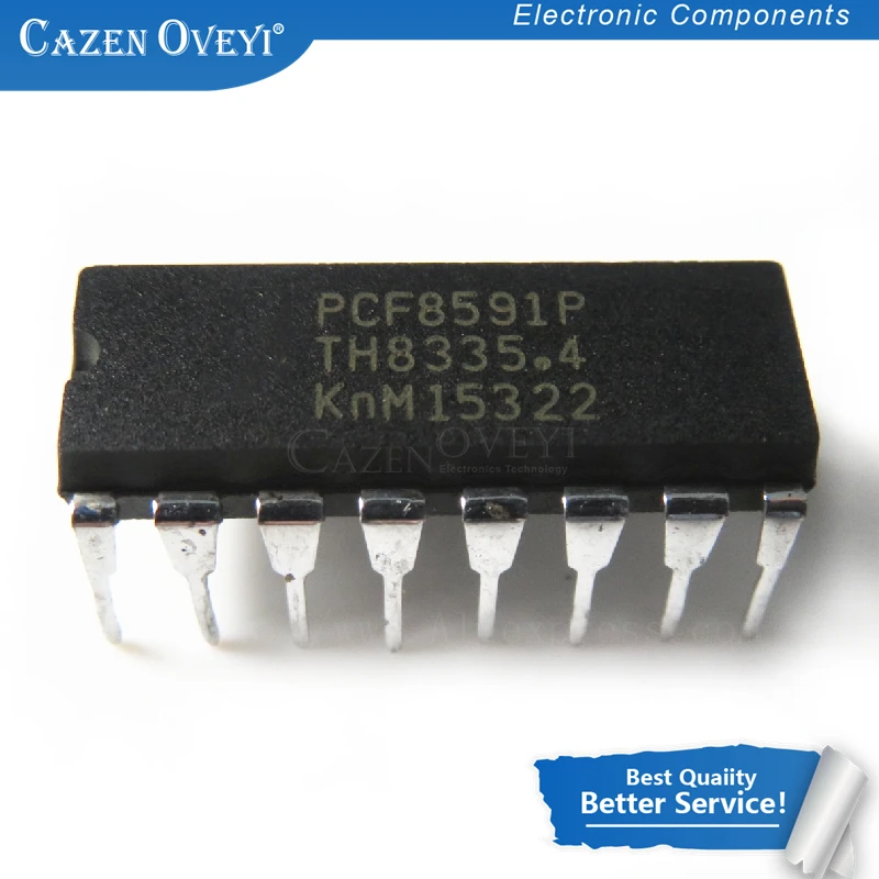 

1pcs/lot PCF8591P PCF8591 DIP-16 In Stock