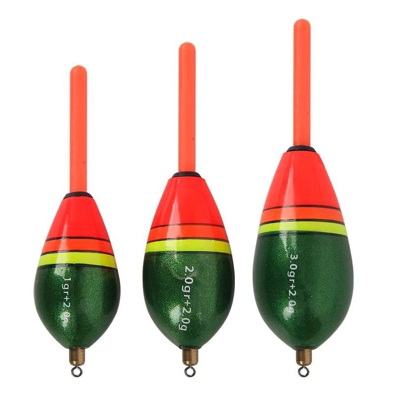 

3Pcs/Lot Mixed Color Floats For Carp Fishing Float Barguzinsky Fir Fishing Floats for Balsa Floats Crappie Fishing Slip Bobbers