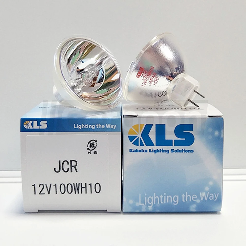 

KLS JCR 12V100WH10 GZ6.35 Biochemical Analyzer Microscope SMT Chip Mounter AOI Automated Optical Inspection Halogen Lamp Bulb