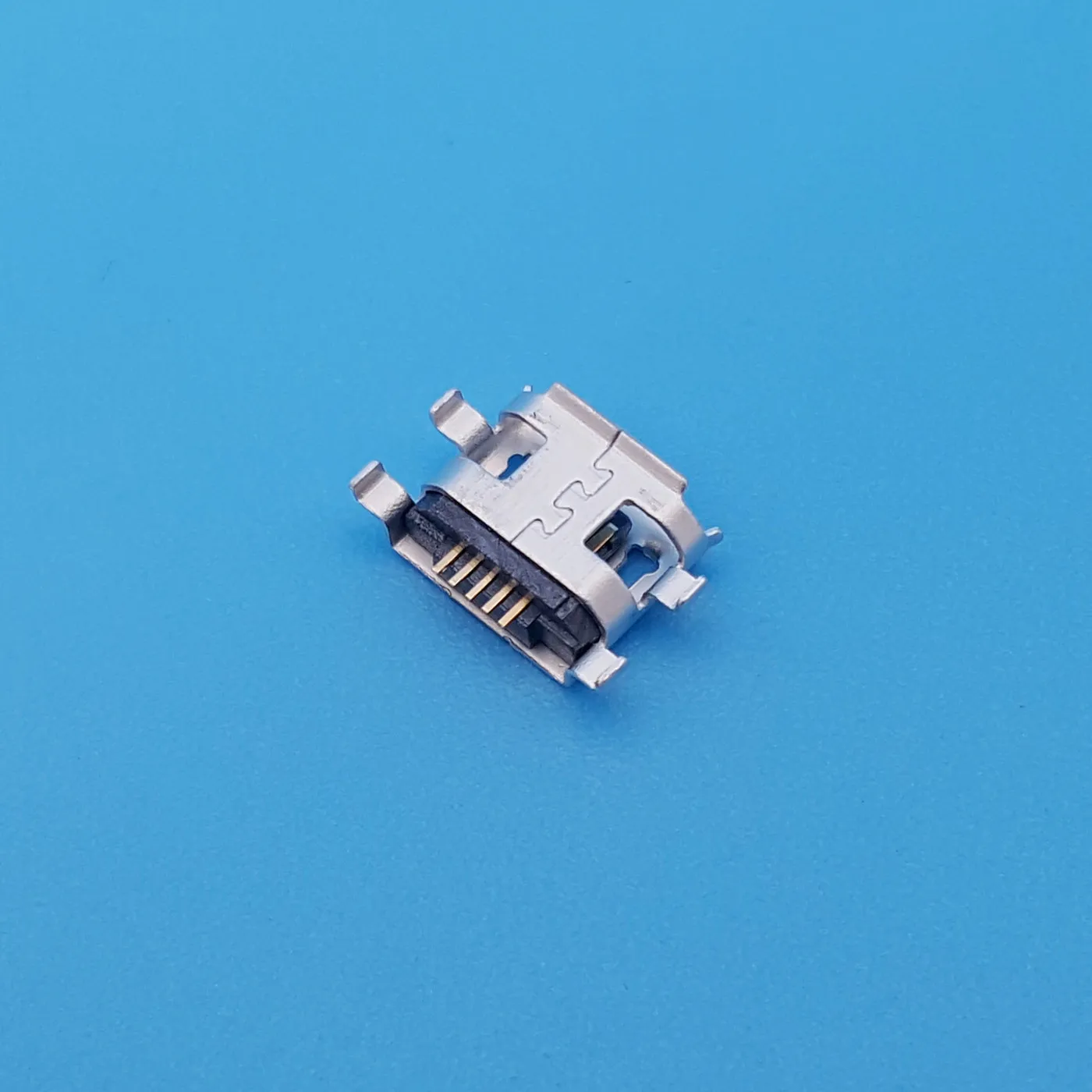 20Pcs Micro USB Type B 0.8 SMT 4 Legs 5Pin Female Socket PCB Solder Jack Connector