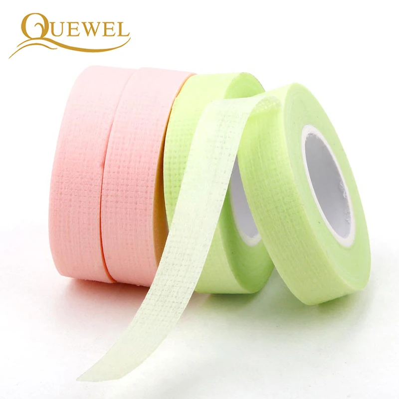 Quewel 4Pcs Grafted Eyelash Isolation Tape Non-woven Grafting Eyelashes Tapes Patches Breathable Under Eye Pads Makeup Tool