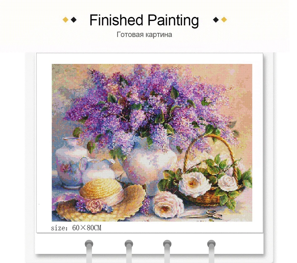 SDOYUNO-5D Diy Diamond Painting,Cat,Diamond Embroidery,Flower Landscape,Rhinestone,Mosaic,Animals,Handmade,Gift,Wall Decor