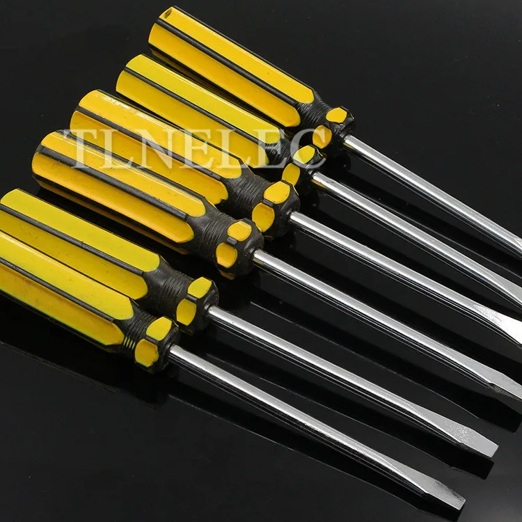 1pcs ไขควงสล็อตแรงบิดขนาดใหญ่ Rust-Proof ป้องกันการกัดกร่อน Screwdriver เครื่องมือฮาร์ดแวร์