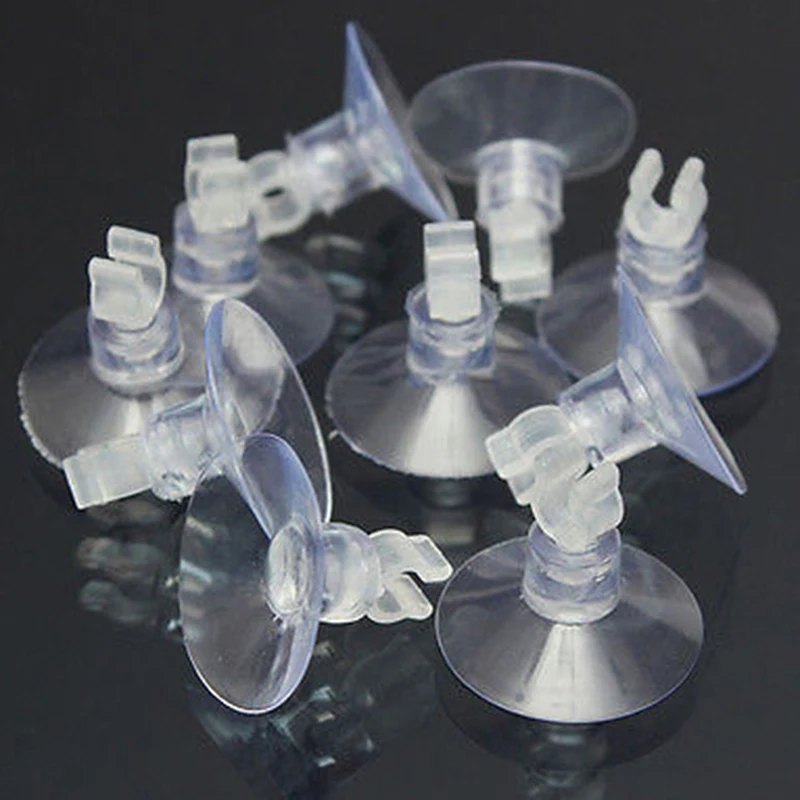 10Pcs/lot Aquarium Suction Cup Holder Fish Tank Sucker Sucker for Fish Tank Pump Airline Tube Holder Aquarium Accessories