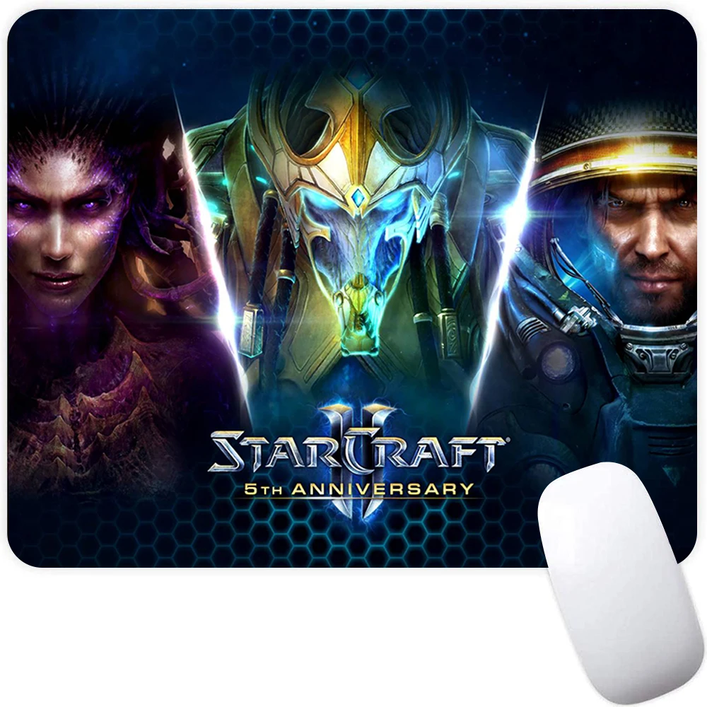 Small Gaming Mouse Pad Computer Mousepad PC Gamer Mouse Mat Laptop Mausepad Starcraft 2 Mouse Carpet Keyboard Mat Desk Pad
