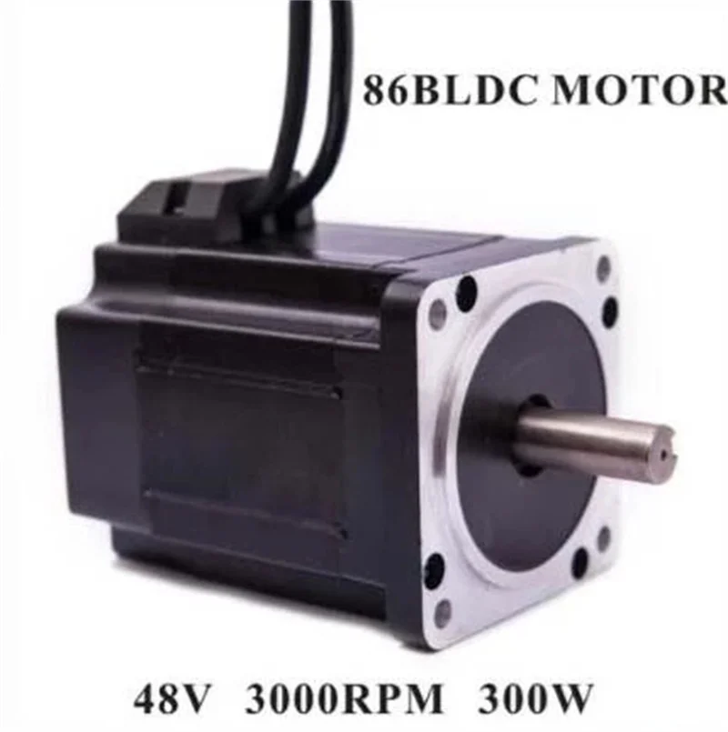 

NEMA 34 Brushless DC Motor 48V BLDC 300W 3000rpm Square Flange 86 mm