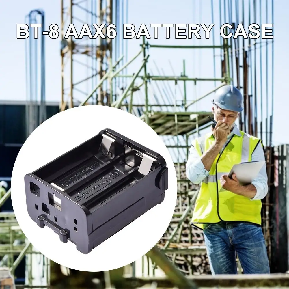 BT-8 AAX6 حافظة بطاريات ل Kenwood راديو TH-28 TH-48 TH-78HT حافظة بطاريات الحاويات حامل الصندوق اكسسوارات
