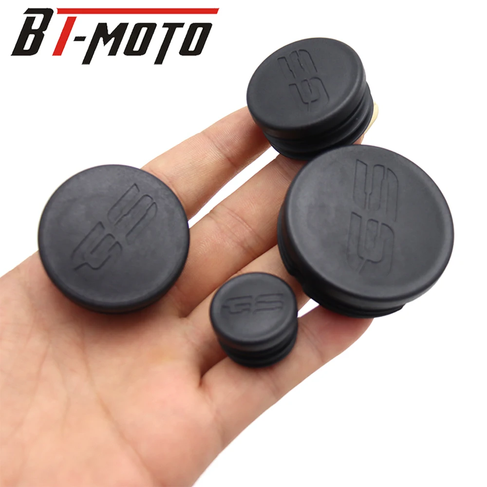 Motorcycle Tank Protection Bar Plugs Covers Fit For BMW R1200GS ADV R 1200 GS LC Adventure 2013 2014 2015 2016 Frame Hole Caps