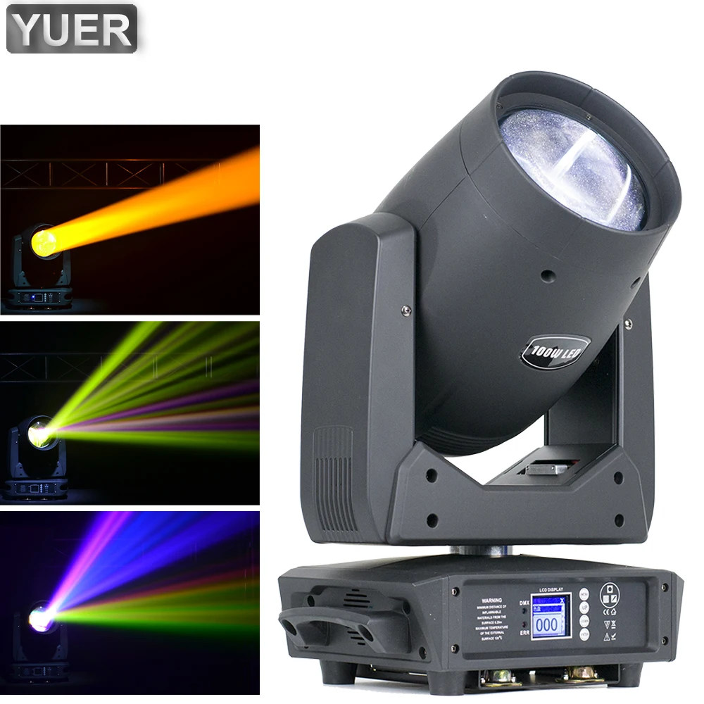 

100W Mini LED DMX Beam Moving Head Spot Light Club Dj Stage Lighting Party Disco Moving heads Light DMX Controller Dj Projector