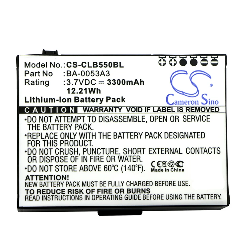 cameron sino 3300mah battery for CIPHERLAB CP50 CP55 BA-0053A3 Barcode, Scanner Battery