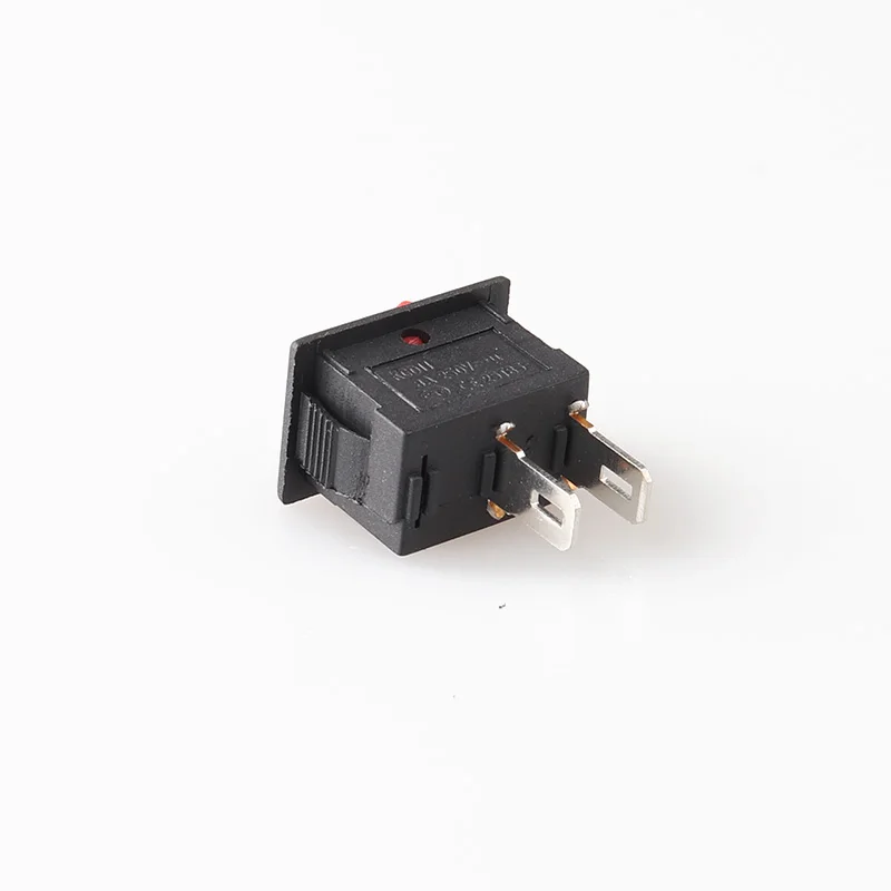 KCD11-101/2 P Rood 2 Pin Boot Schakelaar Spst On/Off Snap-In Rocker Positie Schakelaar