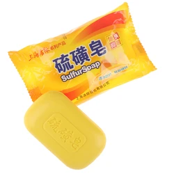 85g Whitening Cleanser Chinese Traditional Skin Care Shanghai Sulfur Soap Oil-Control Acne Treatment lackhead Remover Soap