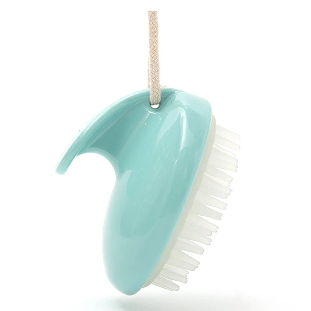 Escova de massagem de cabelo para couro cabeludo, escova de massagem de silicone spa para lavagem de cabelos