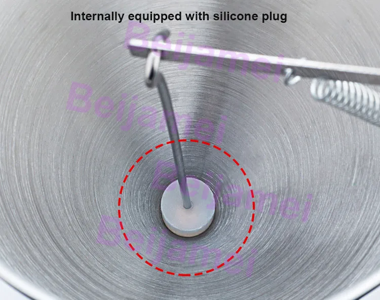 Nướng Bánh Hộp Đựng Bánh Inox Phễu Đựng Có Chân Đế Nước Sốt Kem Định Lượng Phễu Cho Chó Cupcake Dụng Cụ