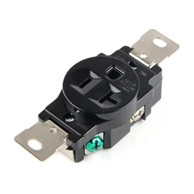 American 1 Way 2 Way L5-20R 20A Female Male Wired Lock Connector US Industry Generator Control NEMA Power Plug Receptacle Socket