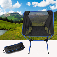 Camping Chair Beach Hiking Picnic Seat Fishing Tool Chair Portable Ultra-light Folding Chair Ultra-hard High-bearing Outdoor