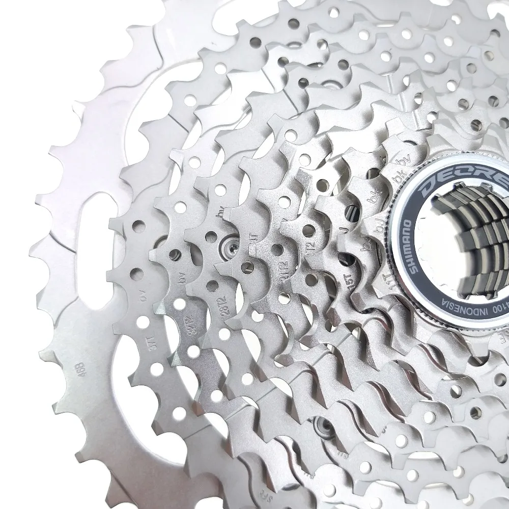 Shimano Deore M4100 10 Speed Bike Cassette CS-M4100 10S 10V MTB Mountain Bicycle Freewheel 11-42T 11-46T