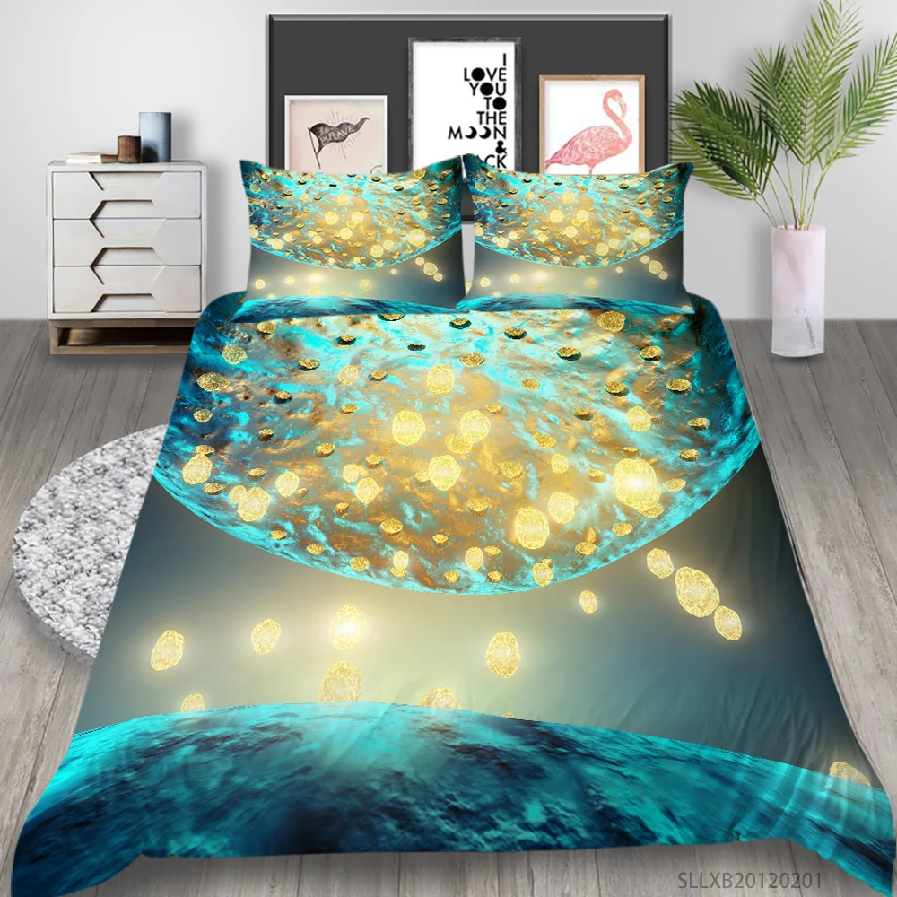 3D Bedding Sets Luxury Duvet Cover Set 2/3 Pcs Bedclothes Unique Design Bed Set Pillowcase Hotsale