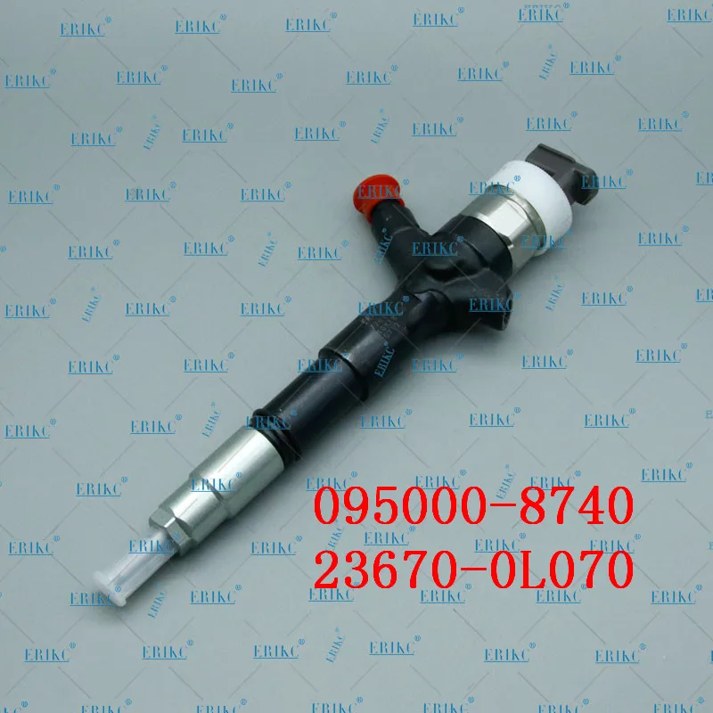 

ERIKC 0950008740 Форсунка с общей топливной магистралью 8740 095000-8740, инжектор топлива для автомобиля 23670-09060 для Denso Toyota Hiace 2,5 D 2KD-FTV