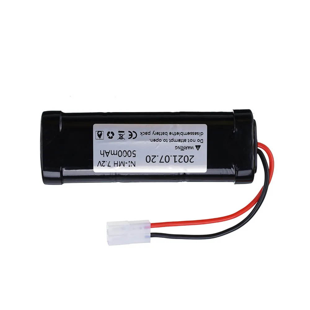 7.2V 5000mAh Ni-MH SC battery and 7.2v charger for RC toys tank car Airplane Helicopter With Tamiya Connectors 7.2 v battery