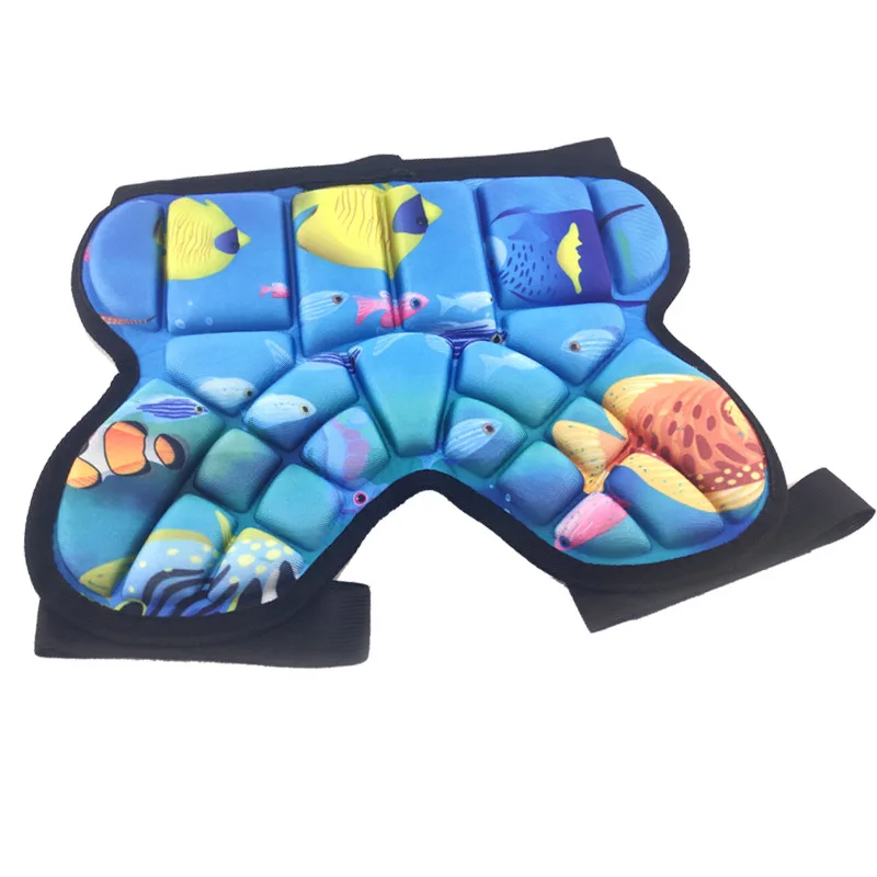Kids foam hip pad lovely cute cartoon sponge protective pads for skating skiing boys girls hip protection fall proof wearing