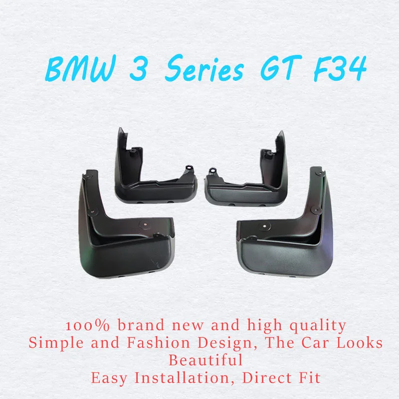 Mud flaps For BMW 3 Series GT F34 mudguard GT3 fenders splash guard mudguard car accessories auto styline 4 PCS