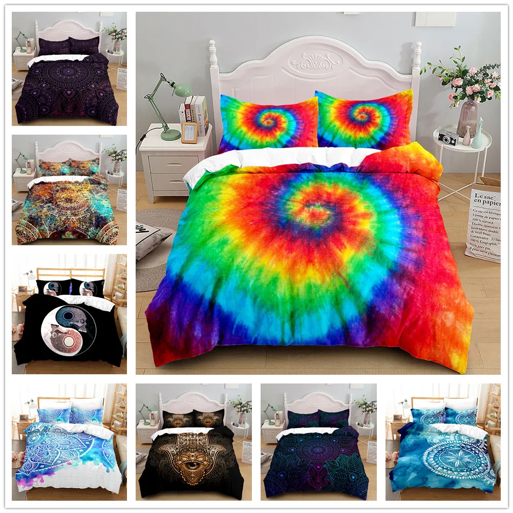 

Dreamcatcher Bohemian Duvet Cover Set Single Twin Double Queen King Cal King Size Bed Linen Set