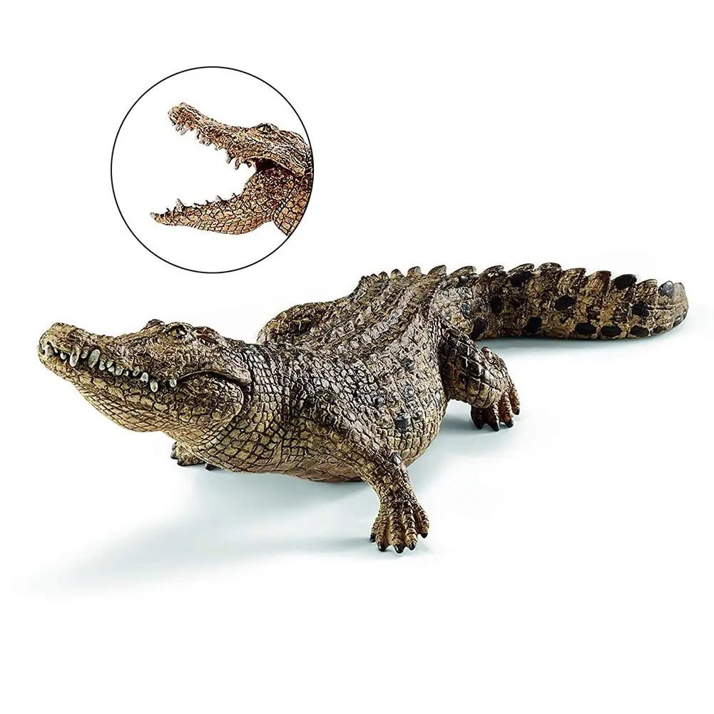 

7.2inch Crocodile Figurine Animal Action Figure Toys Educational Creatures 14736 Crocodile Doll Toy Hand