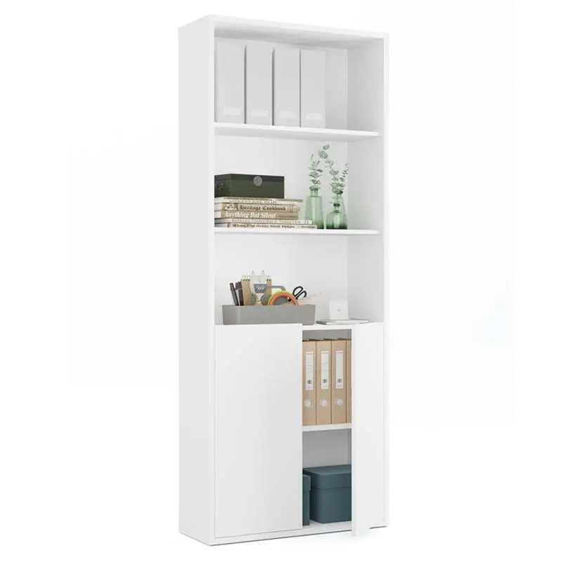 Bookcase shelf 1 cabinet 4 shelves Office Office Office Office office High furniture storage 197x76x33 cm