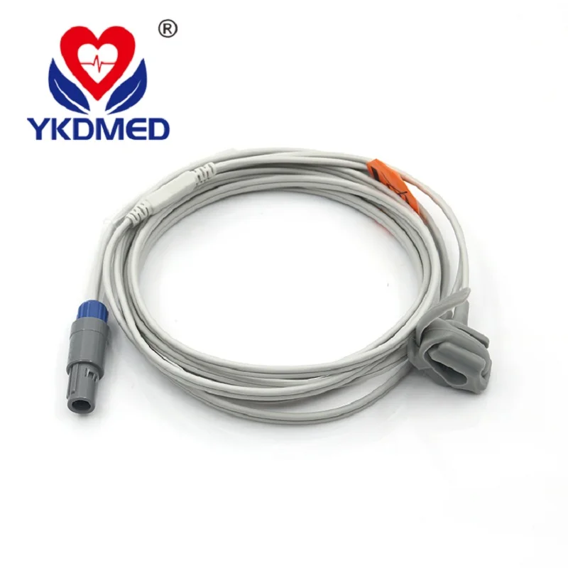 

YKD spo2 sensor suppliers for MINDRAY masimo module PM9000 Neonate Silicon Wrap spo2 sensor,6pin 40 degree