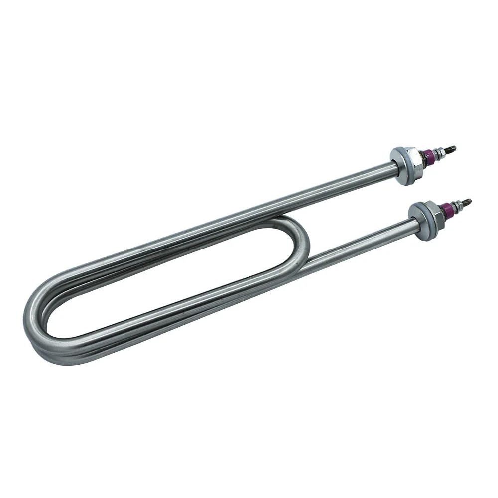 Imagem -03 - Rosca 220v 380v Tubo de Aquecimento de Água Duplo u Forma 304 Aquecedor de Água Elétrico de Aço Inoxidável para a Máquina de Arroz Cozido no Vapor M18