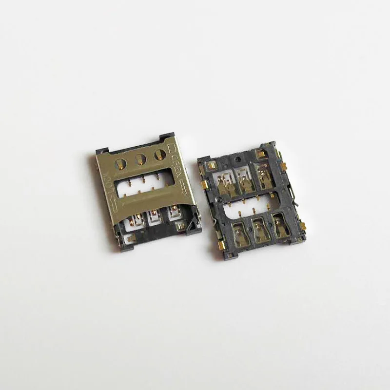 10/20/50 Stuks Voor Nokia 2.1 Micro Nano Sim Flip 6PIN Card Socket Kind Slimme Horloge Connector slot Lade Houder