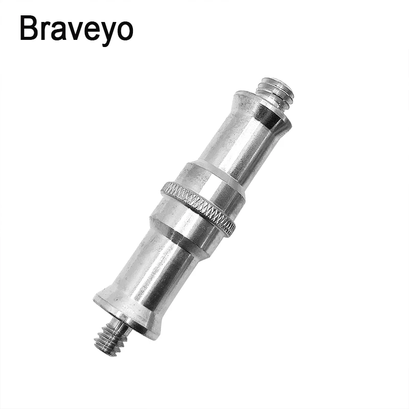 1/4 to 1/4 3/8 Conversion Screw Extension Stud Rotation Transfer Metal Screw  Photography Accessories  for Flash Light Bracket