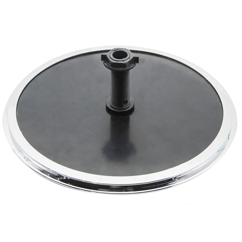 ABSF cabezal de ducha de plástico de forma redonda, cabezal de ducha accionado por lluvia, boquilla de techo superior, accesorios de cabina, 25cm, 1