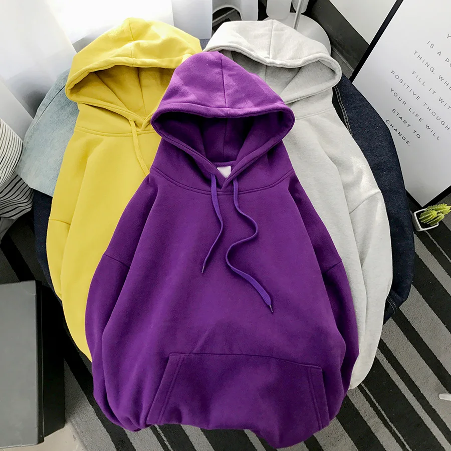 

2020 autumn Hoodies men Student youth hoodie Men's Clothes Loose style thicken Sweatshirts size S-4XL,5XL,10 colors