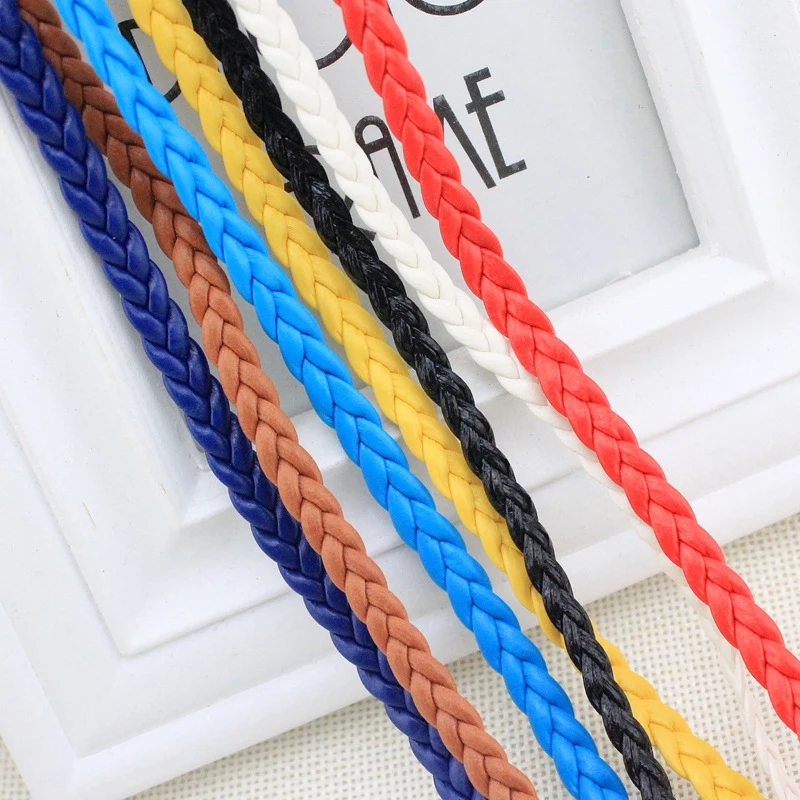 Hand-Knitted Long leather Designer Braid Tassel Belts 130cm Women Thin Waist Rope Belts for Dress PU String Cummerbunds